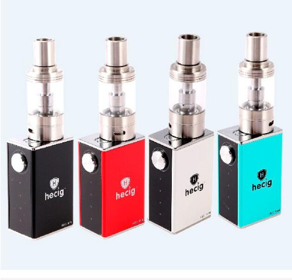 Hot Sale Hecig mini 30W box mod kit electronic cigarette vape Kit Health Cigarettes Mods free shipping