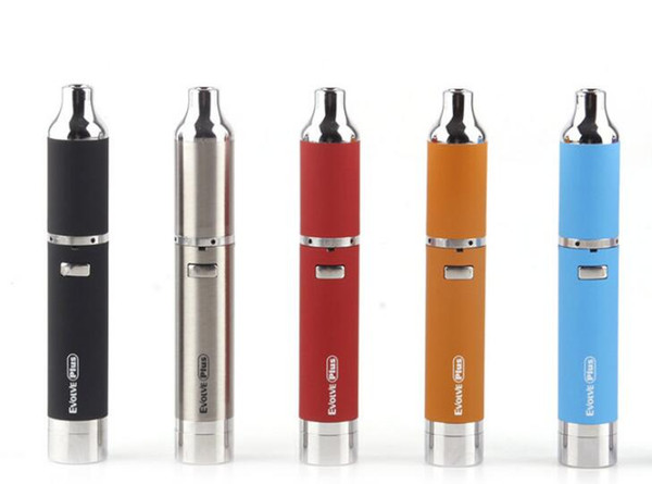 Yocan Evolve Plus Kit Evolve Wax Pen Kit Quartz Dual Coil Wax Vaporizer 1100mah Battery Plus Electronic Cigarette Kit