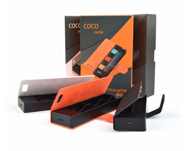 New COCO vapor Electronic cigarettes Charging box sets Portable JUUL Universal charging box hot sale style free shiiping