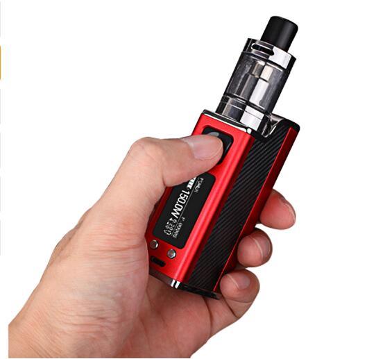 150w Electronic Cigarette LCD Screen Display 2ml Tank Vaporizer 1500mAh VAPE Pen Box Mod Kit Hookah Vaper