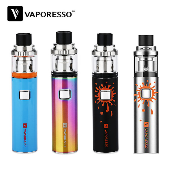 Hot Vaporesso VECO SOLO Starter Kit 1500mah 2ml VECO SOLO Tank Battery with 0.2ohm ECO Universal Coil E cigs Vape