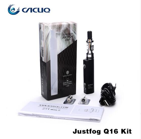 New Arrival Justfog Q16 Starter Kit with 900mah Battery Anti-leakage Starshield System e Sigaret Starter Kit