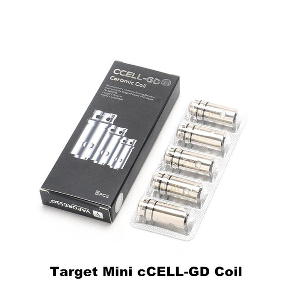 Vaporesso Target Mini GD Coil 0.6ohm 0.5ohm CCELL-GD Ceramic Coil fit for Guardian Tank Target Mini