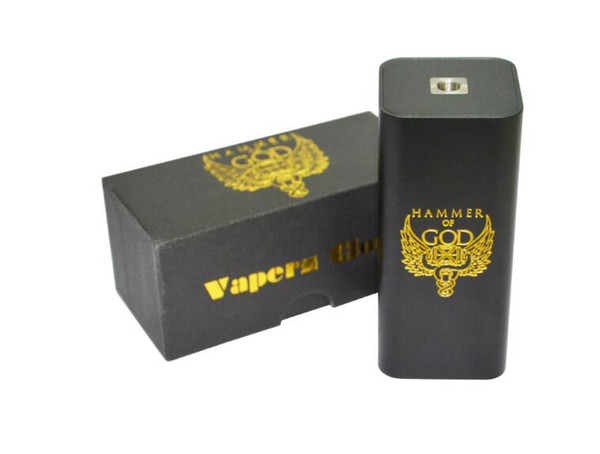 Hammer of God V3 Box Mod Electronic Cigarette Mechanical Mod fit 18650 Battery for Mech Atomizer Vape Vaporizer Kit