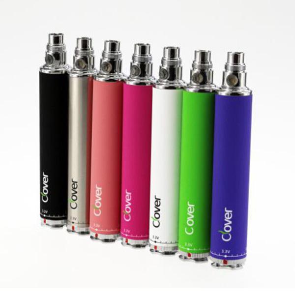 Clover Overload Twist Battery 2600mAh Variable Voltage VV 3.2v-4.8v 510 Thread Adjustable Voltage E Cigarette VS Evod Twist Batterie Wholesa