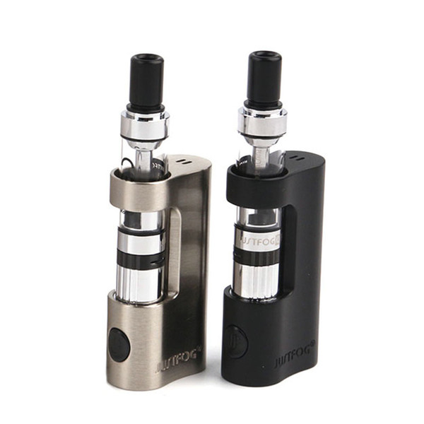 Original Justfog Q14 Compact Kit 900mAh Battery Box Mod 1.8ml Q14 Tank Atomizer Fit Authentic Justfog Coil Head 1.6ohm 100% Genuine DHL