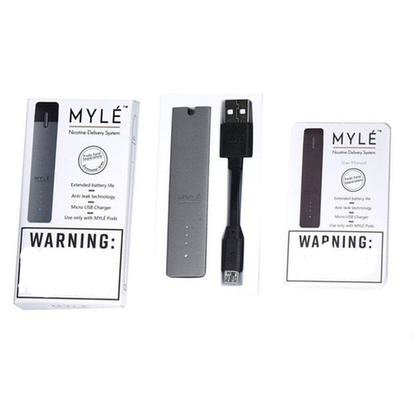 Myle ND Pen Starter Kit Clone 240mah Portable Vape Pod Device with 4 Variety Pods Simple Pack Full Pack DHL