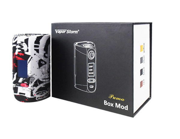 Hot 100% Original Vapor Storm230 200W TC Box mod Storm230 Bypass TC Box Mod Vape mod Powered by DUAL 18650 Battery