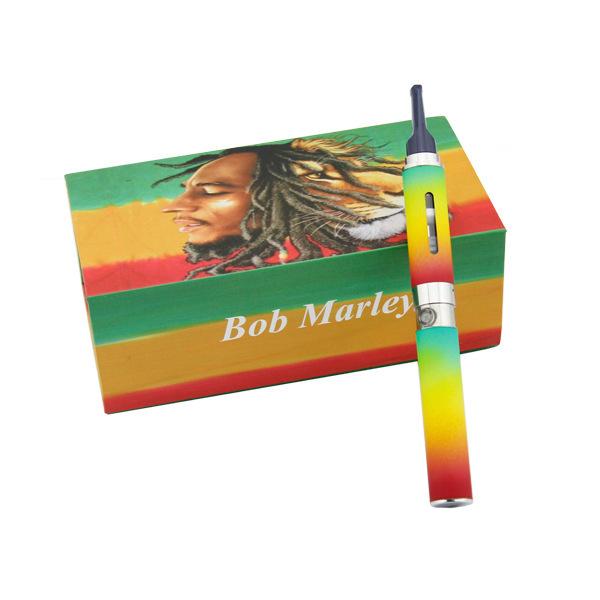 Bob marley box kit 650mah dry herbal vaporizer vape pens wax Dry herb atomizer fit for ego-t battery