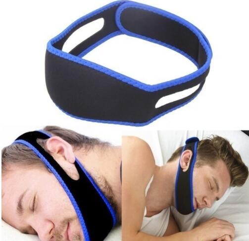 Anti Snore Chin Strap Stop Snoring Snore Belt Sleep Apnea Chin Support Straps for Woman Man Night Sleeping Tools GGA1942