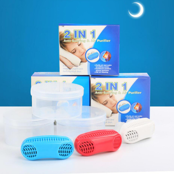 Mini 2 in 1 Anti Snoring & Air Purifier Relieve Nasal Congestion free shipping