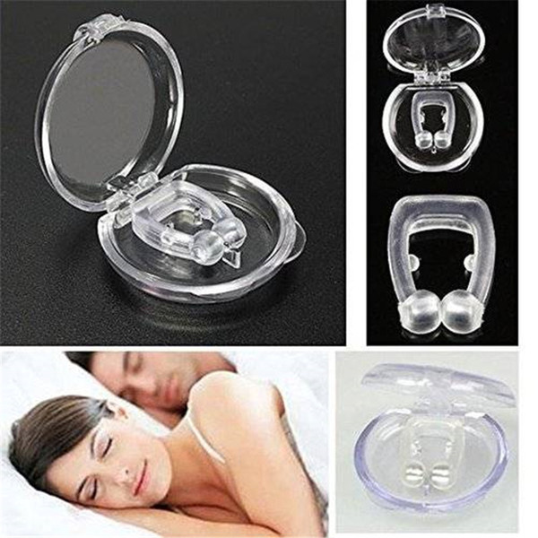 New Silicone Anti Snore Nasal Dilators Apnea Device Nose Clip Stop Snoring Night Sleeping high quality YW241