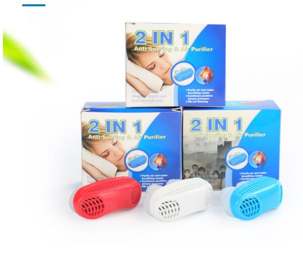 Dropshipping New 2in1 Anti Stop Snoring Snore Free Magnetic Silicone Snore Stopper Sleep Device in stock