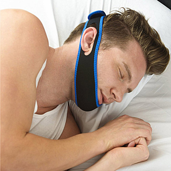 500pcs Anti Snoring Chin Strap Neoprene Stop Snoring Chin Support Belt Anti Apnea Jaw Solution Sleep Device