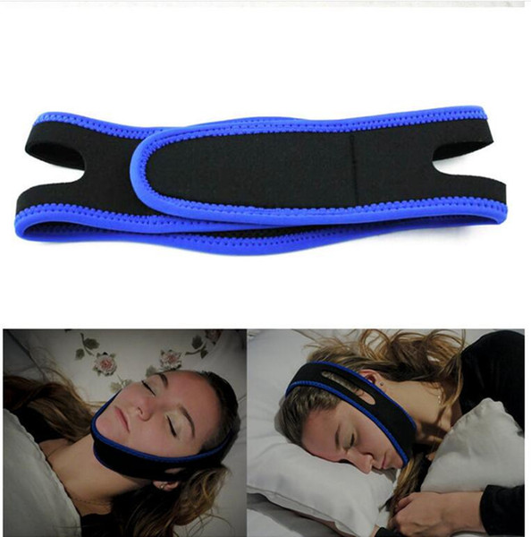 Anti Snore Chin Strap Stop Snoring Snore Belt Sleep Apnea Chin Support Straps for Woman Man Health care Sleeping Aid Tools AAA583