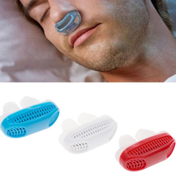 brand new silicon snore stopper healthy sleepping keepper magnetic anti snore sleep device nasal strips 3 colors for choose