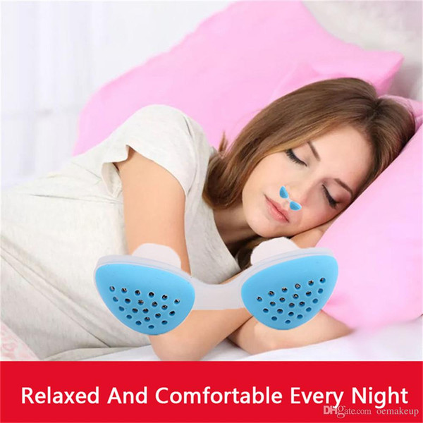 2019 Upgraded Silicone Anti Snore Device Nasal Dilators Apnea Stop Snoring Stopper Nose Clip Anti-snore Clean Air Purifier