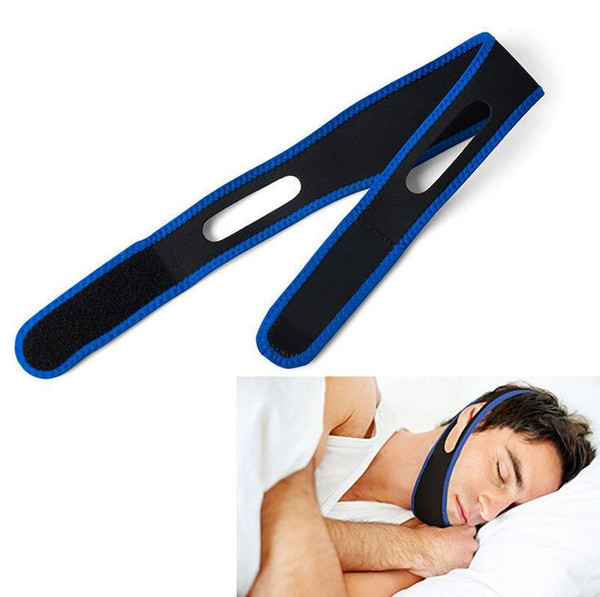 Anti Snore Chin Strap Care Sleep Stop Snoring Belt Chin Jaw Supporter Apnea Belt For Men Women Sleeping Products DHL Free