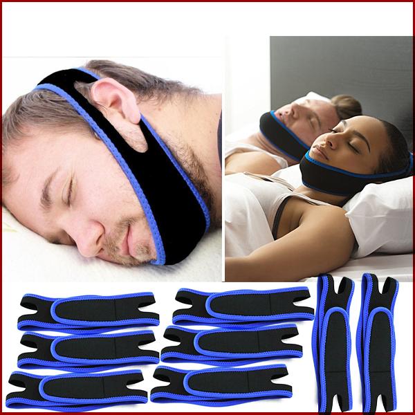 Anti Snoring Chin Strap Neoprene Stop Snoring Chin Support Belt Anti Apnea Jaw Solution Sleep Device Health Care Snoring Cessation