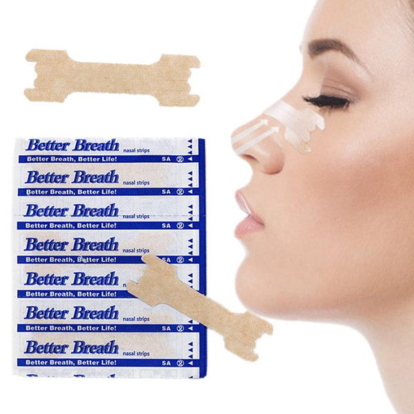 1box=30pcs(55x16mm) The best snoring solution to use Small/medium size tan breathe easy nasal strips to reduce snoring