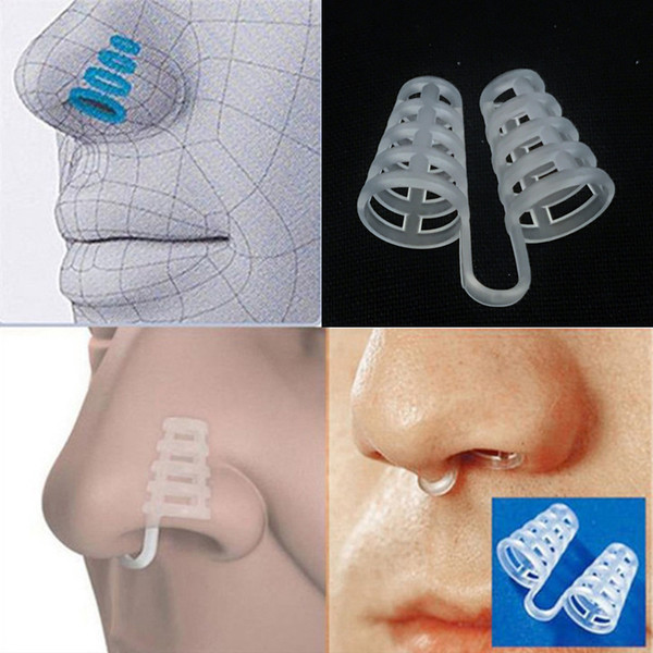 New Silicone Mini Nasal Dilators Stop Snoring Anti Snore Cones Breathe-Easy Congestion Aid Nose Clip Tool Snoring Cessation