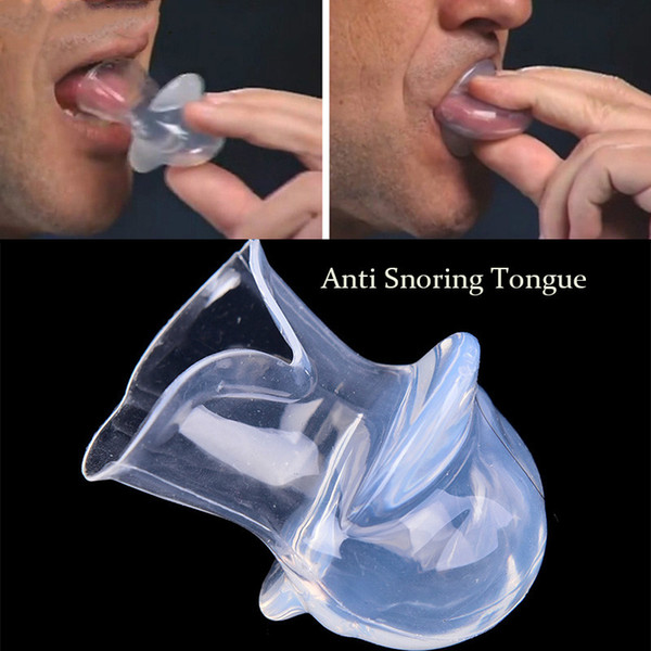 Tongue Anti Snoring Device Medical Silicone Anti Snore Device Apnea Aid Snore Stopper Tongue Retainer Anti Snoring Mouthpiece