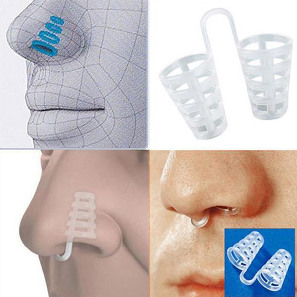 New Silicone Mini Nasal Dilators Stop Snoring Anti Snore Cones Breathe-Easy Congestion Aid Nose Clip Tool Snoring Cessation