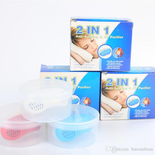 Newest Relieve Snoring Snore Stopping Nose Breathing Apparatus Apnea Guard Sleeping Aid Mini Snoring Device Anti Snore Silicone