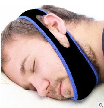 Blue Snore Stopper Adjustable The Anti-snore Jaw Guard Chin Strap Belt Snoring Cessation Health Care HA083