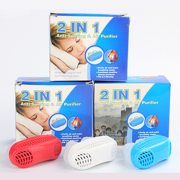 Stop Snoring Device Anti Snore Apnea Ventilation Nose Breathing Apparatus Nasal Congestion Clean Air Purifier