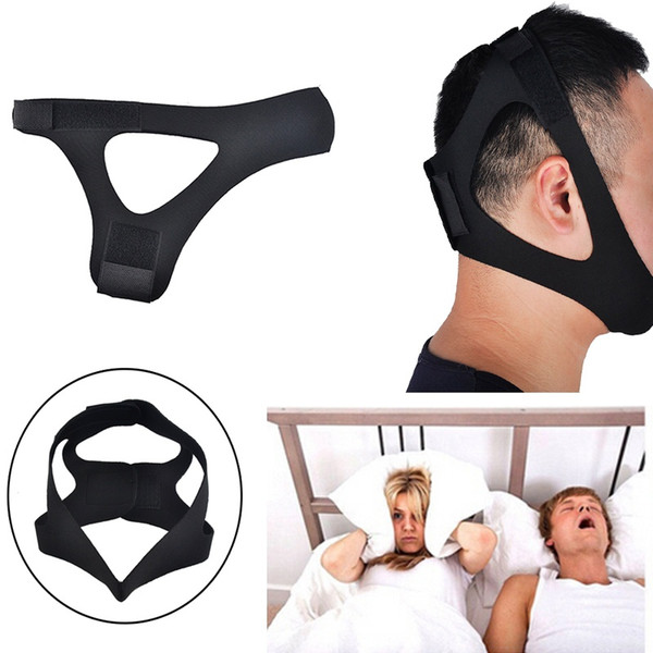 1pcs Snore Belt Stop Snoring Sleep Apnea Chin Support Strap Health Care Snoring Cessation (Size: 1)