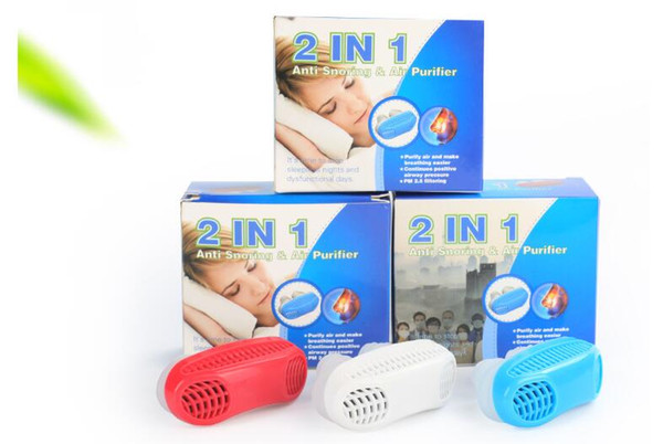 EPACK New 2 in 1 Anti Stop Snoring Snore Free Magnetic Silicone Snore Stopper Sleep Device Snoring Cessation