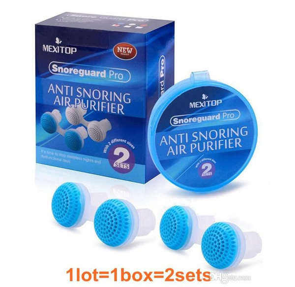 2018 New Arrival 2 In 1 Stop Snoring Air Purifier Nose Clip Breathing Sleeping Anti Snoring Cessation Device Snoreguard