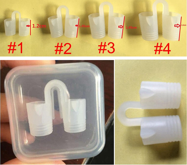 Snoring Cessation Stop Anti Snoring Nose Clip Solution Device Snore Stopper Tray Stopper Sleep Apnea Health Care With Retail Box DHL