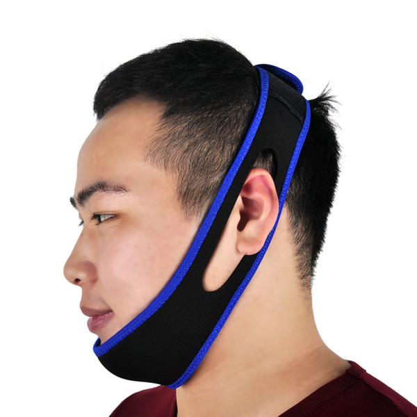 Anti Snoring Chin Strap Neoprene Stop Snoring Chin Support Belt Anti Apnea Jaw Solution Sleep Device