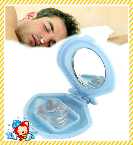 Silicon Anti Snore Ceasing Stopper Anti-Snoring Free Nose Clip Health Sleeping Aid Equipment Anti Snoring and Apnea Stop Snoring