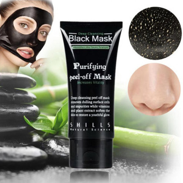 2018 Shills Peel-off face Masks Deep Cleansing Black MASK 50ML Blackhead Facial Mask Popular