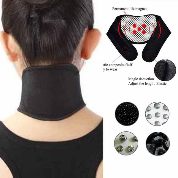 Health Care Self Heating Tourmaline Magnetic Neck Heat Therapy Support Belt Wrap Brace Massager Slim Equipment T0008