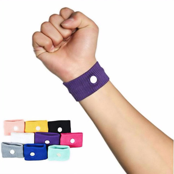 Hot! TOP Sports cuffs Safety Health Care Travel Wristbands Anti Nausea Car Seasick Anti Motion Sickness Motion Sick Wrist Bands 1500pcs