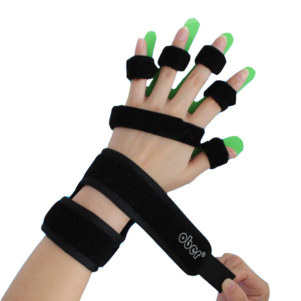 Adults Kids Hand Wrist Orthosis Separate Finger Flex Spasm Extension Board Splint Apoplexy Hemiplegia Right Left Men Women