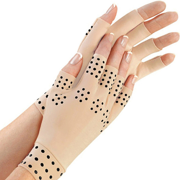 Arthritis Therapy Gloves 1Pair Relief Arthritis Pressure Pain Heal Joints Therapy Gloves Support Hand Massager