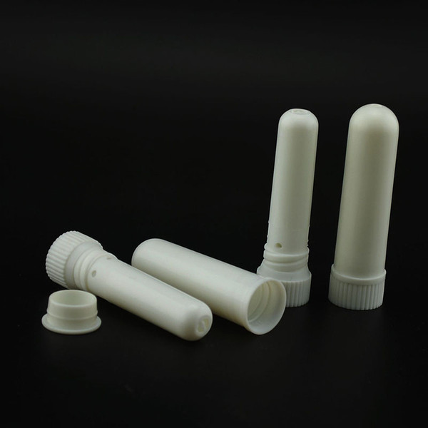 Blank Nasal Inhaler Sticks Plastic Blank Aroma Nasal Inhalers for Filling DIY Essential Oil High Quality Free Shipping ZA2465