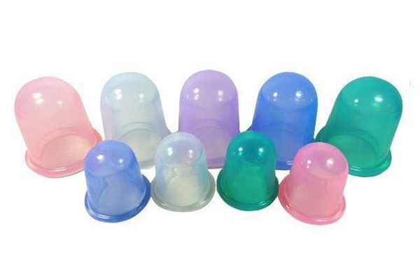 Free Shipping Beauty Care silicone Massage Cupping Anti-cellulite Cups beauty therapy massage cupping cup 1000pcs/lot