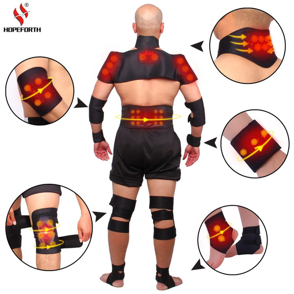 11pcs/set Self-heating Tourmaline Belt Magnetic Therapy Neck Shoulder Posture Corrector Knee Support Brace Massager Products