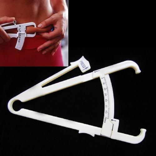 1pcs Free Shipping Body Fat Weight Loss Tester Caliper W/ Fat Tracking Chart Shakeology Workout New