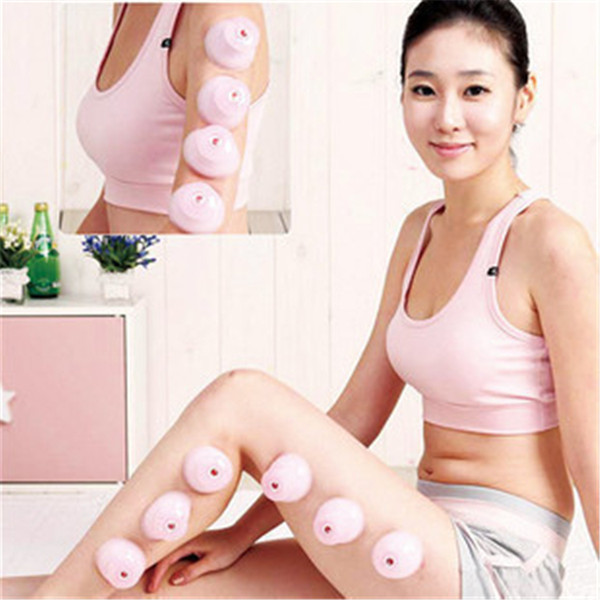 New Cupping cup Silicone Cups Vacuum Machine Massage Traditional Silicone Cupping cup B0496