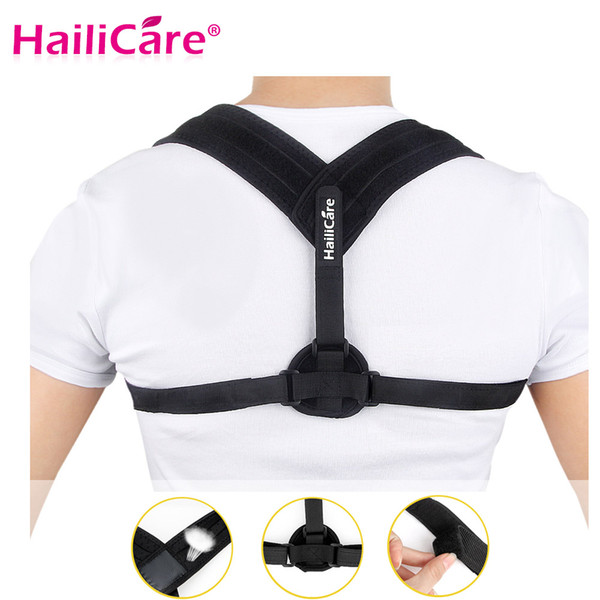 Upper Back Posture Corrector Clavicle Support Belt Back Slouching Corrective Posture Correction Spine Braces Supports Health