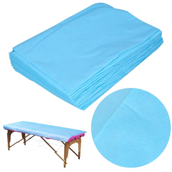 10Pcs Waterproof Disposable Massage SPA Bed Sheet Table Cover Non-Woven Cotton 68.9'' x 29.5'' Beauty Salon Massage Sheet Cover free shippin