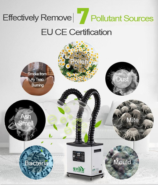 Clean air, smoke purifier, healthy environment, low noise, intelligent remote control