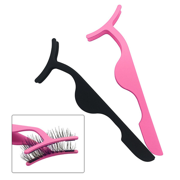 Wholesale magnets, false eyelashes tweezers beauty tools, magnetic eyelash clip AIDS, pink tweezers, stainless steel